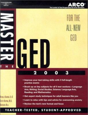 Arco Master the GED: Teacher-Tested Strategies ... 0768910064 Book Cover