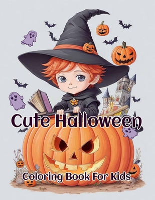 Cute Halloween Coloring Book for Kids B0CKXMDTBT Book Cover