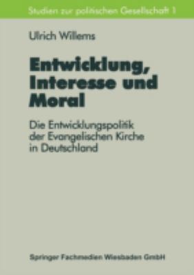 Entwicklung, Interesse Und Moral: Die Entwicklu... [German] 3810020494 Book Cover