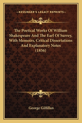 The Poetical Works Of William Shakespeare And T... 1164034723 Book Cover