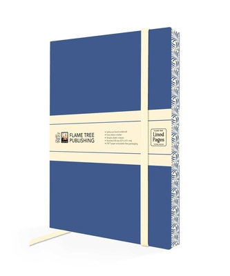 Dark Blue & Cream Artisan Paperback Notebook 1835628435 Book Cover