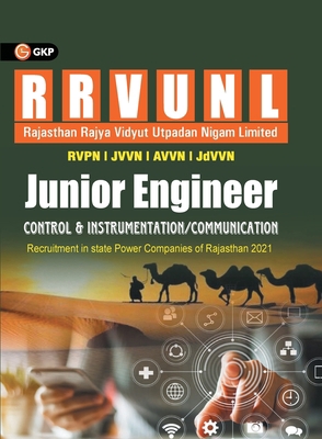 Rajasthan Rvunl 2021 Junior Engineer Control & ... 9390820316 Book Cover