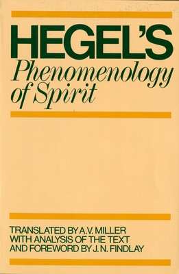 Phenomenology of Spirit 0198245971 Book Cover