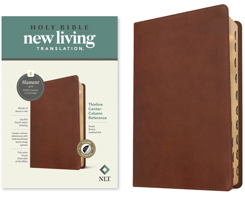 NLT Thinline Center-Column Reference Bible, Fil... 149647905X Book Cover