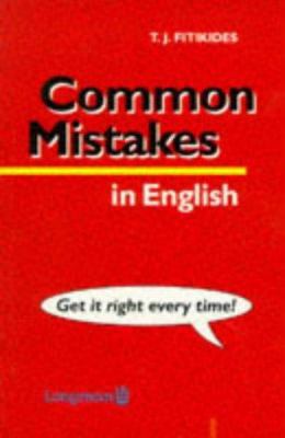 Common Mistakes in English 0582520436 Book Cover