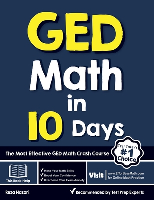 GED Math in 10 Days: The Most Effective GED Mat... 1646122534 Book Cover