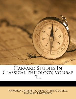 Harvard Studies in Classical Philology, Volume ... 1279466294 Book Cover