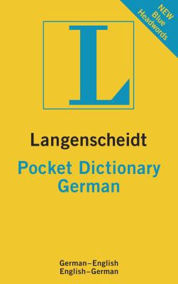 Langenscheidt Pocket German Dictionary: German-... 3468980841 Book Cover