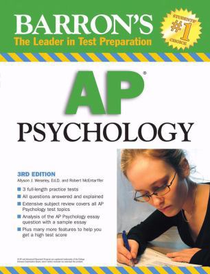 Barron's AP Psychology 0764136658 Book Cover