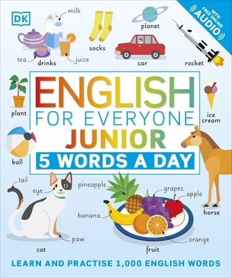 English for Everyone Junior 5 Words a Day: Lear... 0241439426 Book Cover