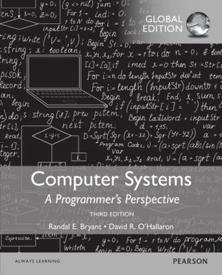 Computer Systems: A Programmer's Perspective, G... 1292101768 Book Cover