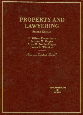 Property And Lawyering 031416782X Book Cover