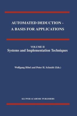 Automated Deduction - A Basis for Applications ... 9048150515 Book Cover