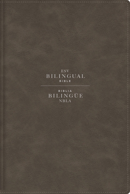 Esv/Nbla, Bilingual Bible, Leathersoft, Grey/ E... [Spanish] 0829774270 Book Cover