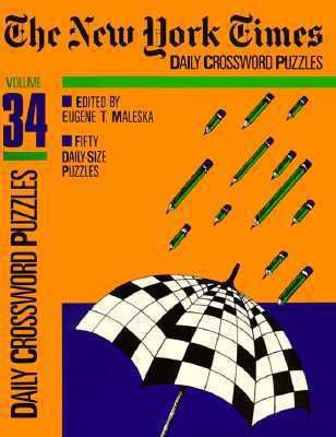 New York Times Daily Crossword Puzzles, Vol. 34... 0812922093 Book Cover