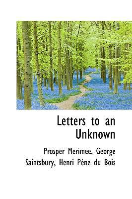 Letters to an Unknown 1103750763 Book Cover