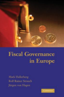Fiscal Governance in Europe 0511759509 Book Cover