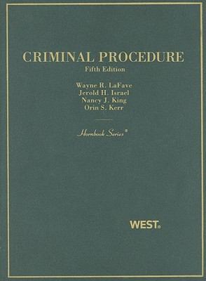 Criminal Procedure 0314199365 Book Cover