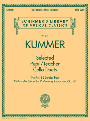 Selected Pupil/Teacher Cello Duets: Schirmer's ... 1540001180 Book Cover