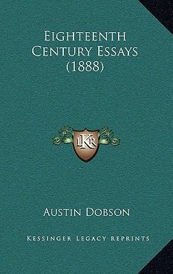 Eighteenth Century Essays (1888) 1164333143 Book Cover