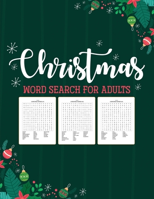 Christmas Word Search For Adults: Puzzle Book H... 1649304129 Book Cover