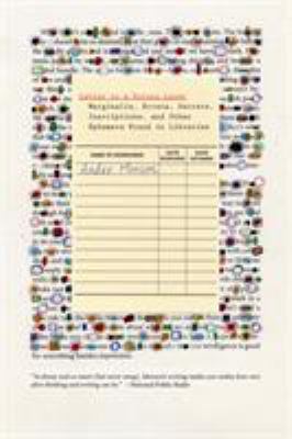 Letter to a Future Lover: Marginalia, Errata, S... 1555977065 Book Cover