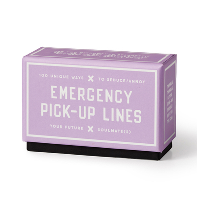 Emergency Pick-Up Lines Card Set 0735386935 Book Cover