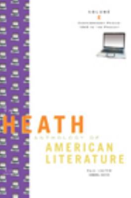 The Heath Anthology of American Literature: Vol... 054720180X Book Cover