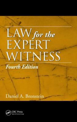 Law for the Expert Witness 1439851565 Book Cover