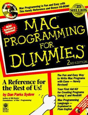Mac Programming For Dummies 0764500422 Book Cover