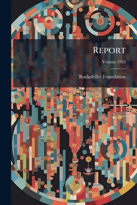 Report; Volume 1924 1176942115 Book Cover