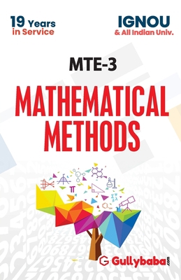 MTE-3 Mathematical Methods 8189086499 Book Cover