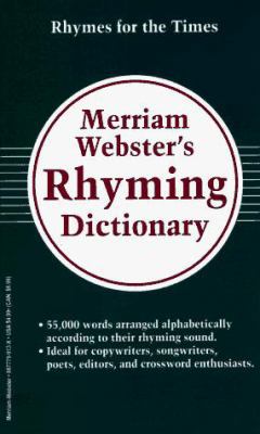 Merriam-Webster's Rhyming Dictionary 087779913X Book Cover