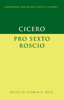 Cicero: 'Pro Sexto Roscio' 0521708869 Book Cover