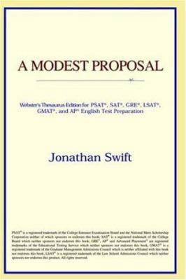 A Modest Proposal (Webster's Thesaurus Edition) 0497252864 Book Cover