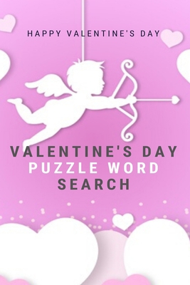 Happy Valentine's Day Valentine's Day puzzle Wo... [Large Print] 1655330403 Book Cover