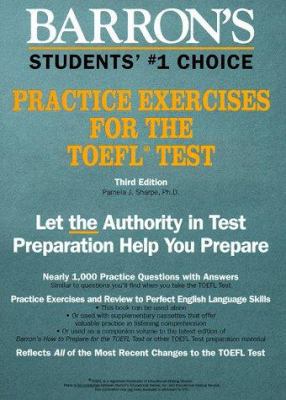 Barron's Practice Exercises for the Toefl Test 0812033981 Book Cover