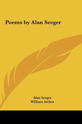 Poems by Alan Seeger 1161414738 Book Cover