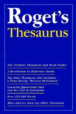 Webster's Thesaurus 0765110717 Book Cover