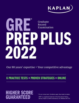 GRE Prep Plus 2022: 6 Practice Tests + Proven S... 1506277187 Book Cover