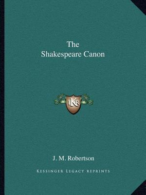 The Shakespeare Canon 1162589558 Book Cover