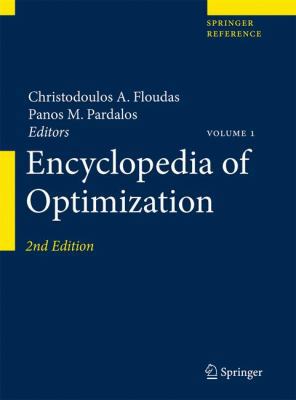 Encyclopedia of Optimization 0387747583 Book Cover