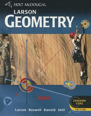Holt McDougal Larson Geometry: Student Edition ... 054764714X Book Cover