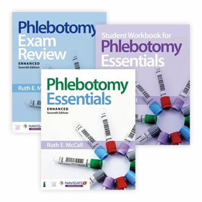 Phlebotomy Essentials + Student Workbook + Exam... 1284224473 Book Cover