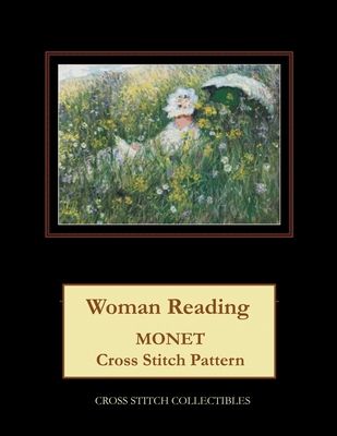 Woman Reading: Monet Cross Stitch Pattern [Large Print] B089TZTJQ2 Book Cover
