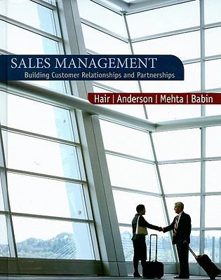Sales Management: Building Customer Relationshi... 0618721010 Book Cover