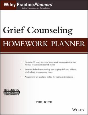 Grief Counseling Homework Planner, (with Download) 1119385024 Book Cover