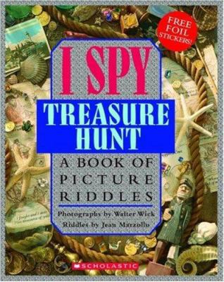 I Spy Treasure Hunt (Pob with Stickers) 0439026741 Book Cover