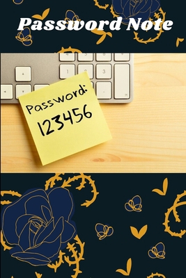 Password note: Easy password tracker B084QLXHV7 Book Cover