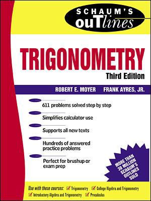 Schaum's Outline of Trigonometry 0070068933 Book Cover